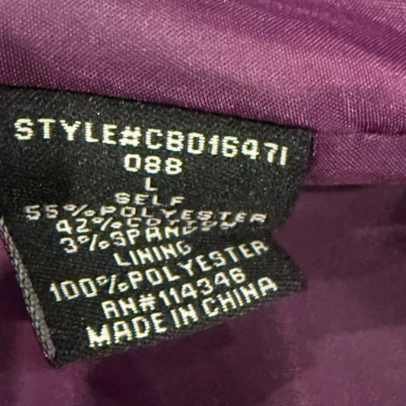 Sele’ Deep Purple Trench Coat - Picture 5 of 9